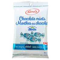 Kerr's Light Chocolate Mints No Sugar Added - 80g-stevia candy -low calorie candy-Chocolate Mint