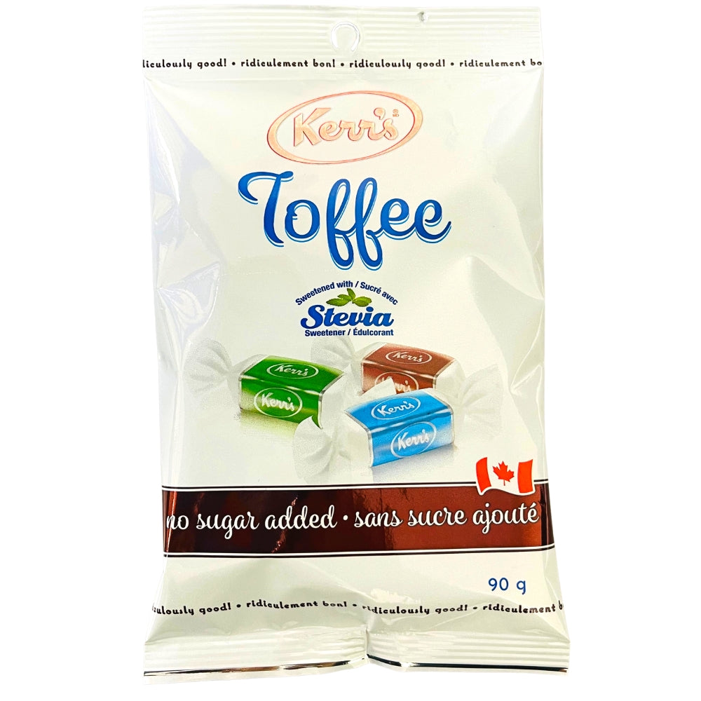 Kerr's Light Toffee No Sugar Added Candies - 90g-Toffee-Stevia candy