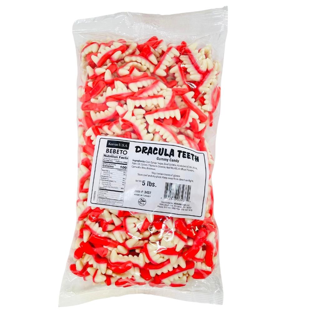 Kervan Dracula Teeth - 5lb-Halloween candy-Bulk Candy-Gummy Candy
