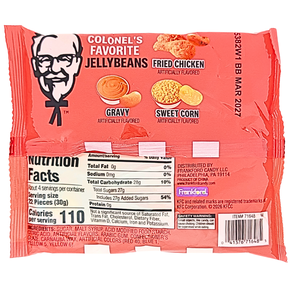 KFC Colonel's Favorite Jelly Beans - 4oz
