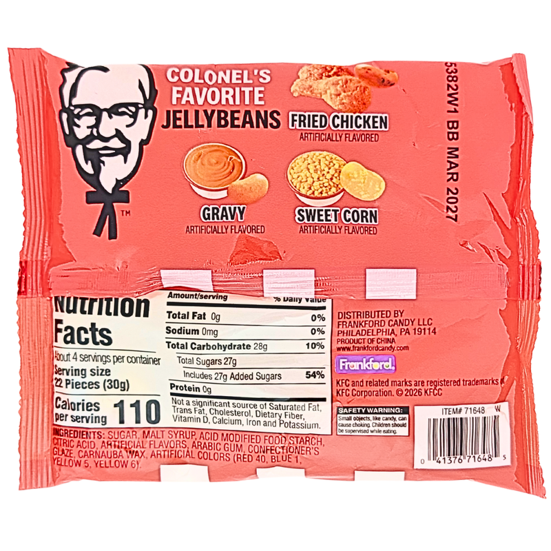 KFC Colonel's Favorite Jelly Beans - 4oz
