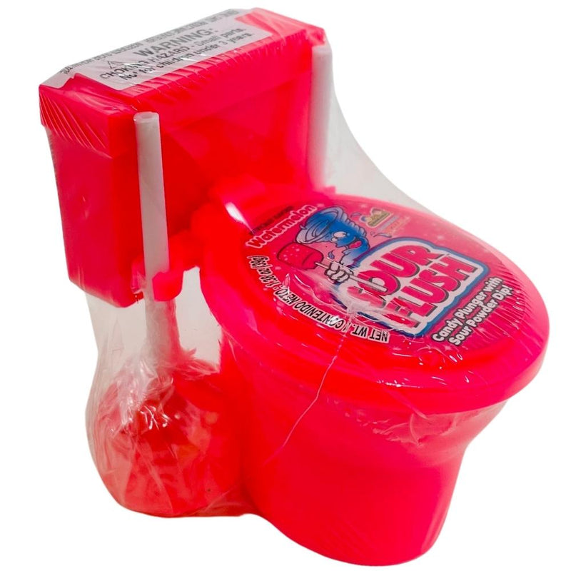 Sour Flush Candy Plunger with Sour Powder DipSour Flush Candy Plunger with Sour Powder Dip-Blue raspberry-Sour candy-Gag gifts