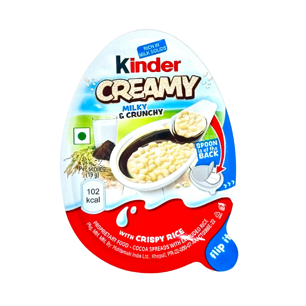 Kinder Creamy Milky & Crunchy with Crispy Rice - 19g