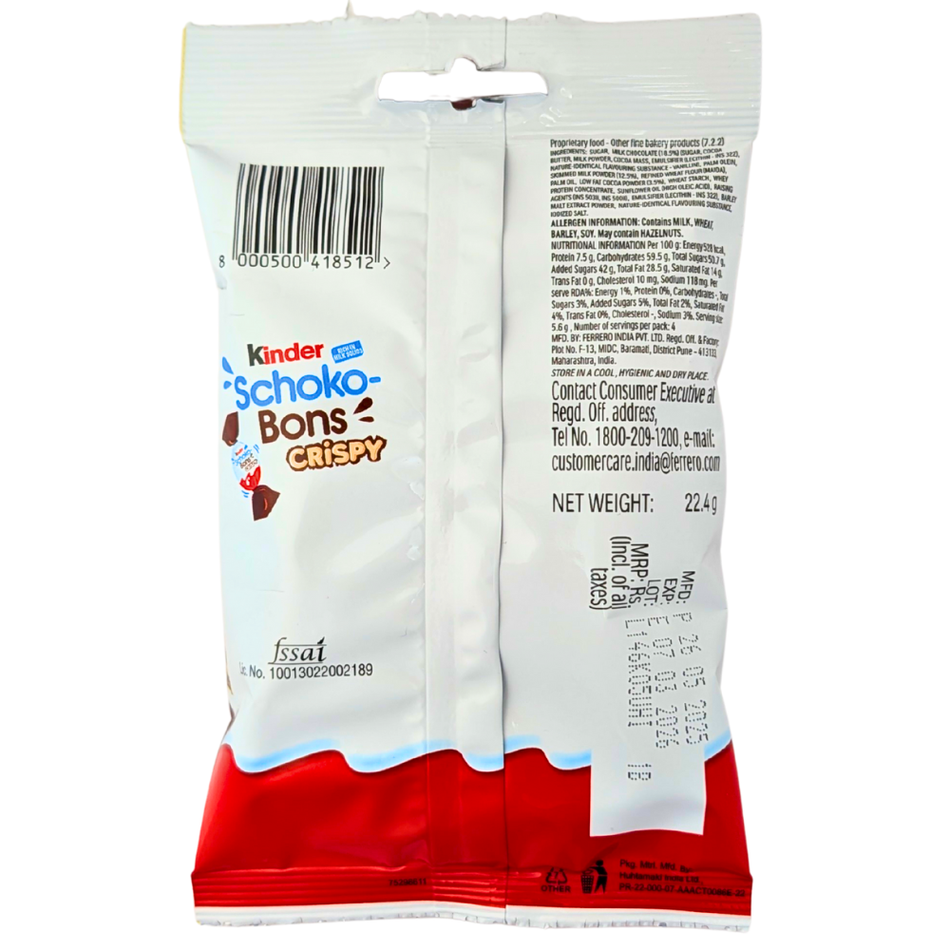 Kinder Schoko Bons Crispy - 22.4g