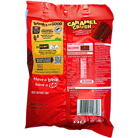 Kit Kat Caramel Crush (Aus) - 154g
