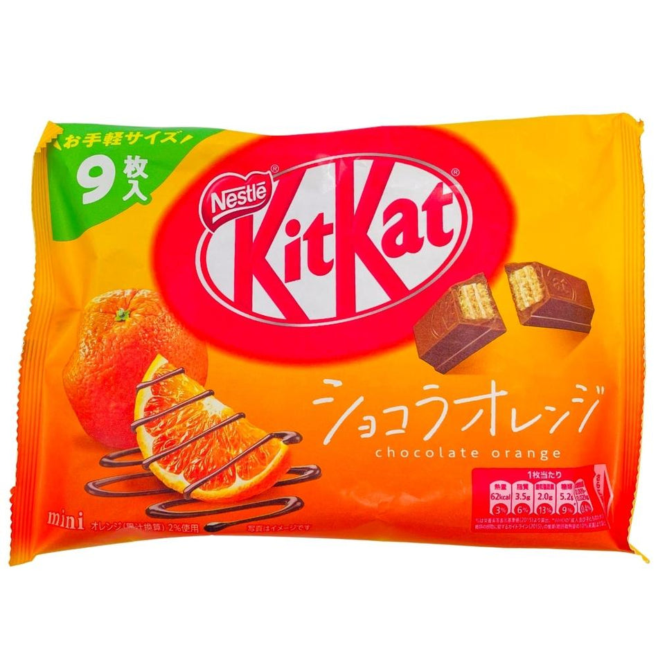 Kit Kat Mini Chocolate Orange (Japan), kit kat, kit kat chocolate, kit kat chocolate bar, japanese candy, japanese kit kat, kit kat japan, orange chocolate