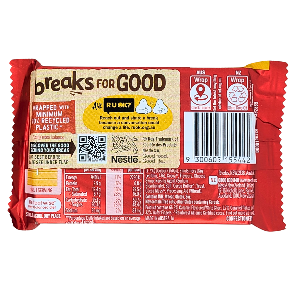 Kit Kat Gold Crush (Australia) - 42g