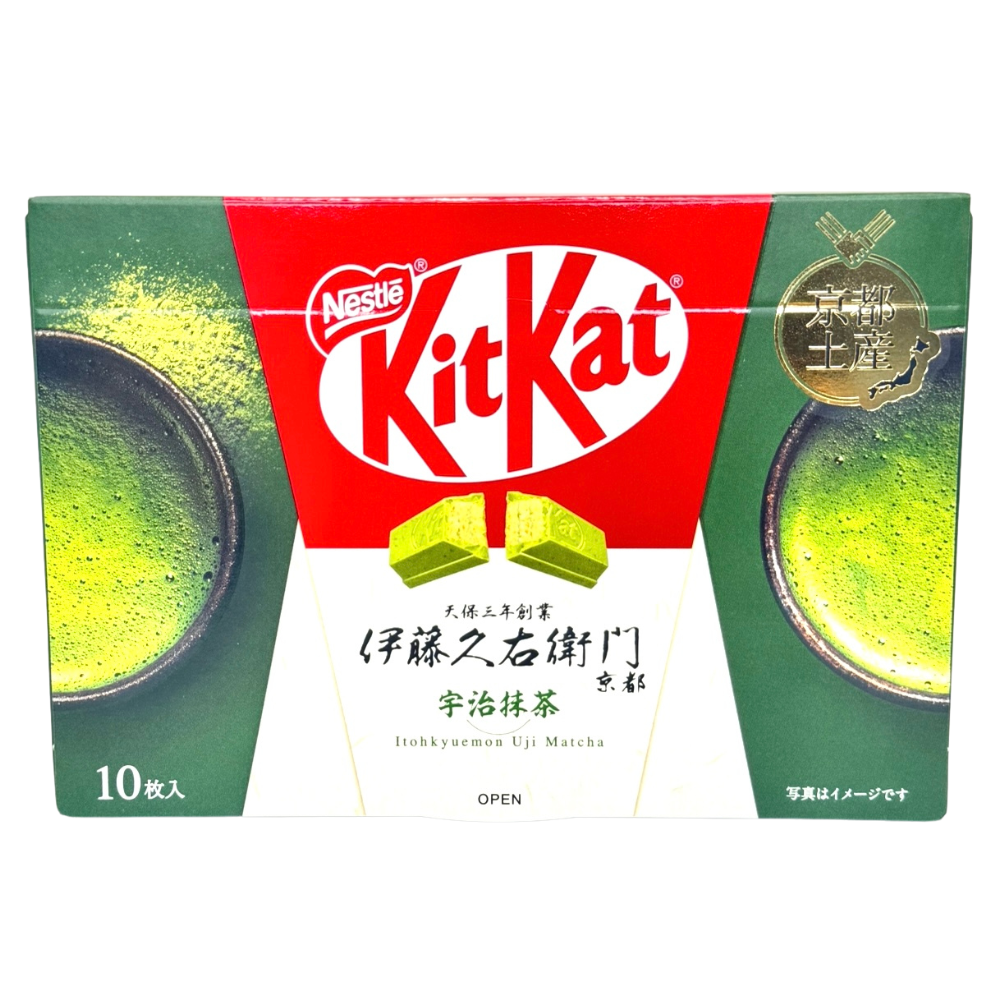 Kit Kat Itohkyuemon Uji Matcha 10 Pieces (Japan) - 116g