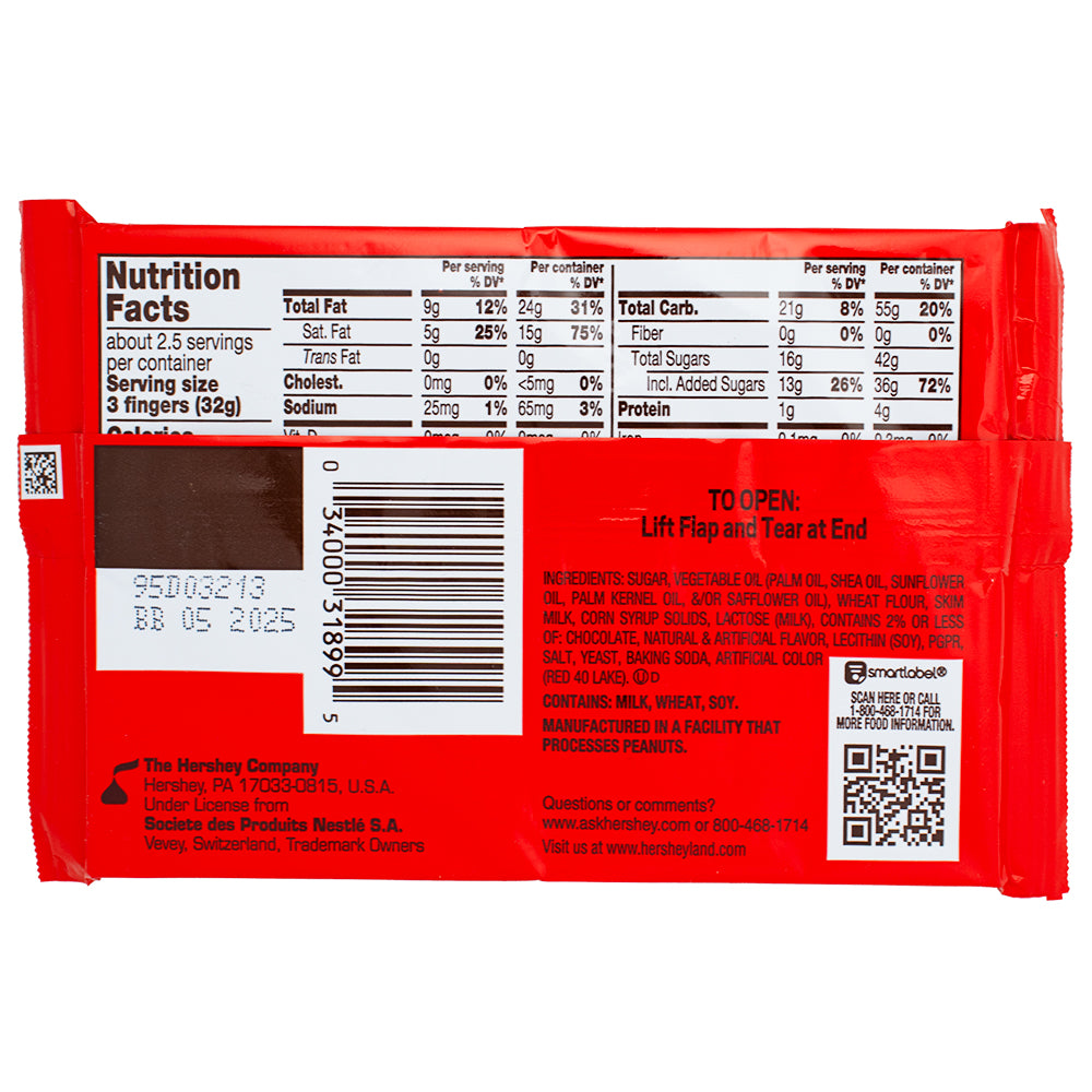 Kit Kat Bar - Pink Lemonade - 3oz  Nutrition Facts Ingredients