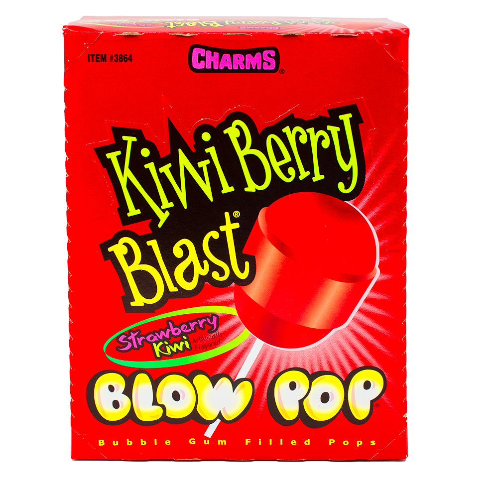 Charms Blow Pop Kiwi Berry Blast - 48 Lollipops