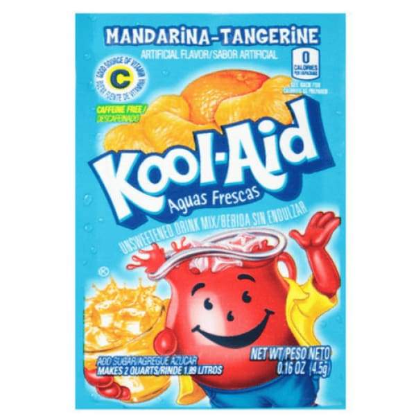 Kool-Aid Mandarina-Tangerine Drink Mix Packet-Kool aid-Kool aid flavors