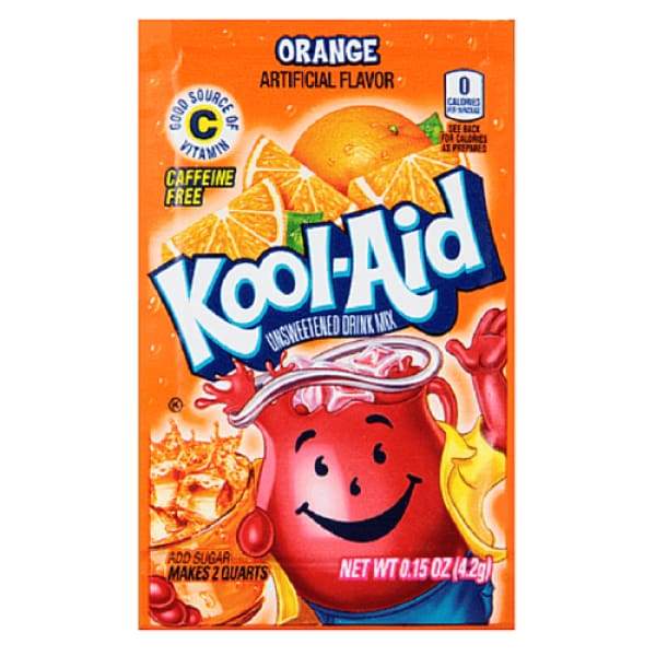Kool-Aid Orange Drink Mix Packet-Kool Aid-Kool Aid flavors-Orange Kool Aid