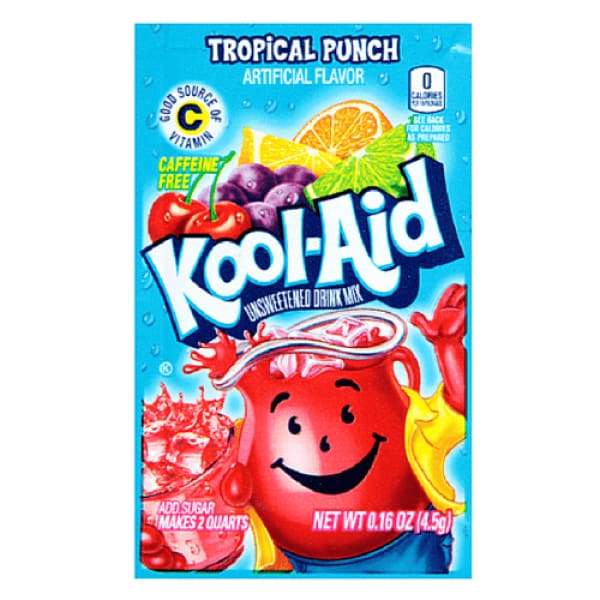 Kool-Aid Tropical Punch Drink Mix Packet-Kool Aid-Kool Aid flavors-Kool Aid tropical punch