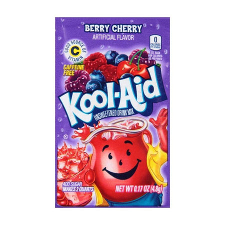 Kool-Aid Berry Cherry Drink Mix Packet-Kool aid-Kool aid flavors