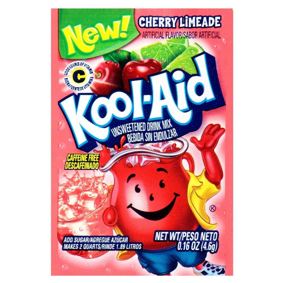 Kool-Aid Cherry Limeade Drink Mix Packet-Kool Aid-Cherry Limeade Drink mix-Kool Aid flavors 