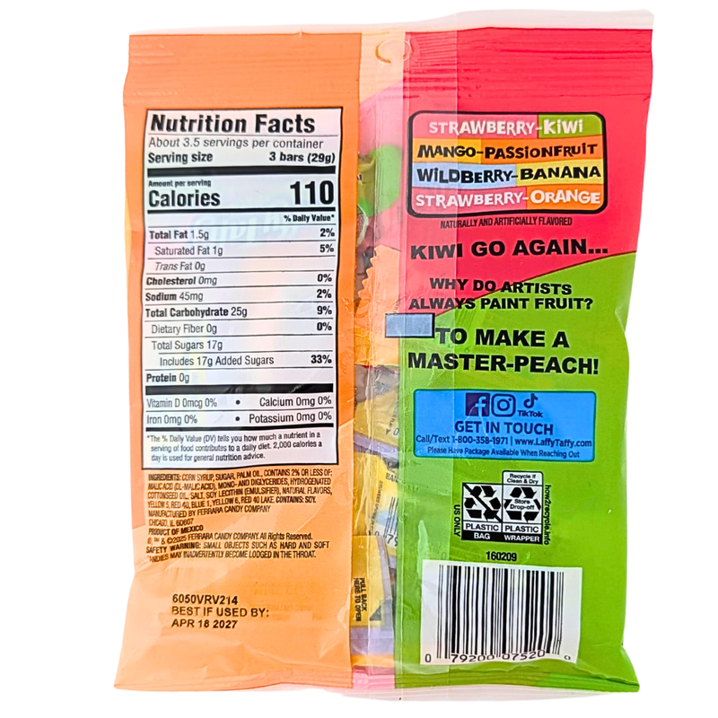 Laffy Taffy Fruit Combos - 3.5oz