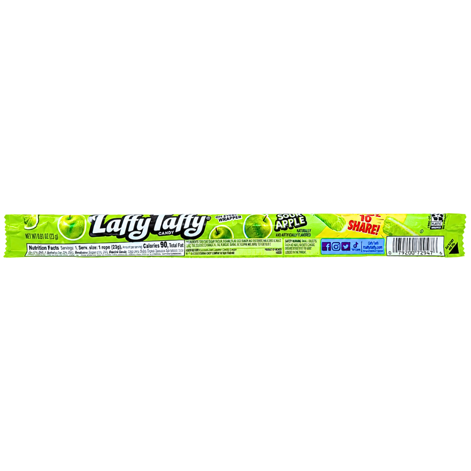Laffy Taffy Rope Sour Apple - 23g