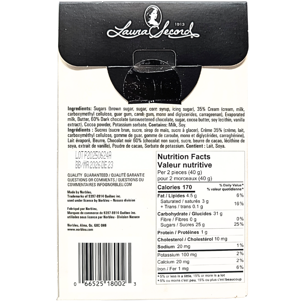 Laura Secord Chocolate Fudge Box - 180g