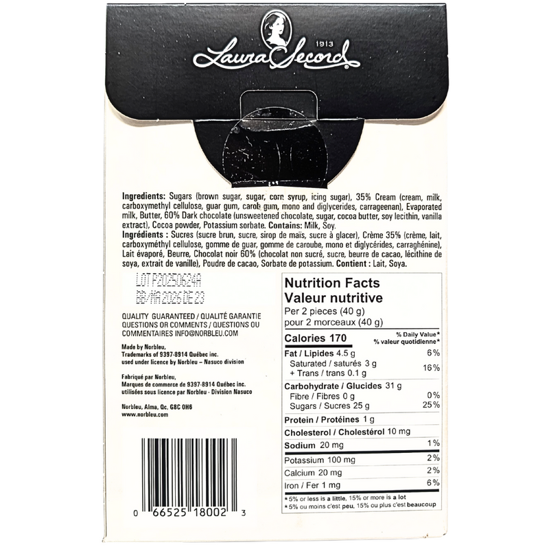 Laura Secord Chocolate Fudge Box - 180g
