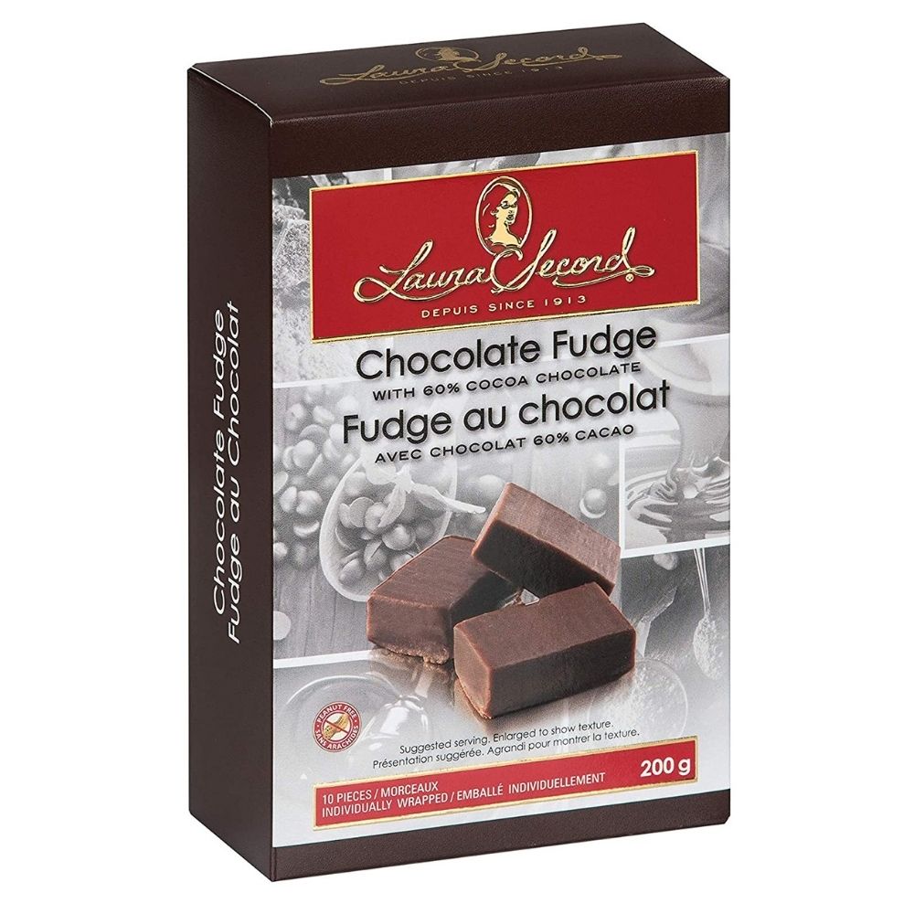Laura Secord Chocolate Fudge Box - 200g-chocolate fudge-Fudge-Canadian candy