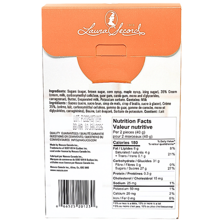 Laura Secord Maple Fudge Box - 180g