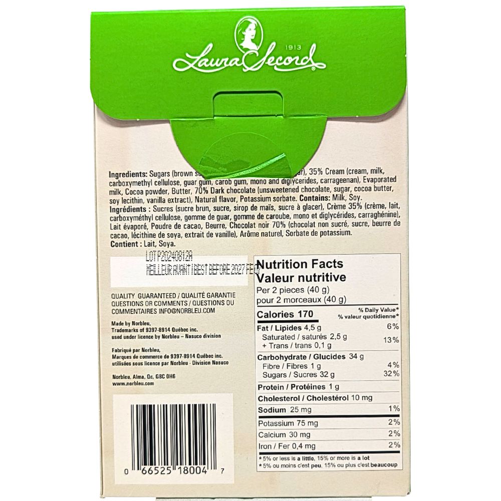 Laura Secord Mint Chocolate Fudge - 180g