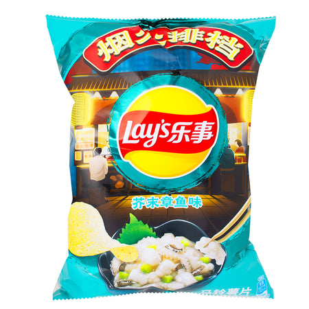 Lay's Wasabi Octopus Chips (China) - 70g