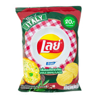Lay's Chili and Garlic Stir Fried Shrimp (Thailand) - 40g-Shrimp Chips -Thai Cuisine-Garlic Chips-Bag of Chips