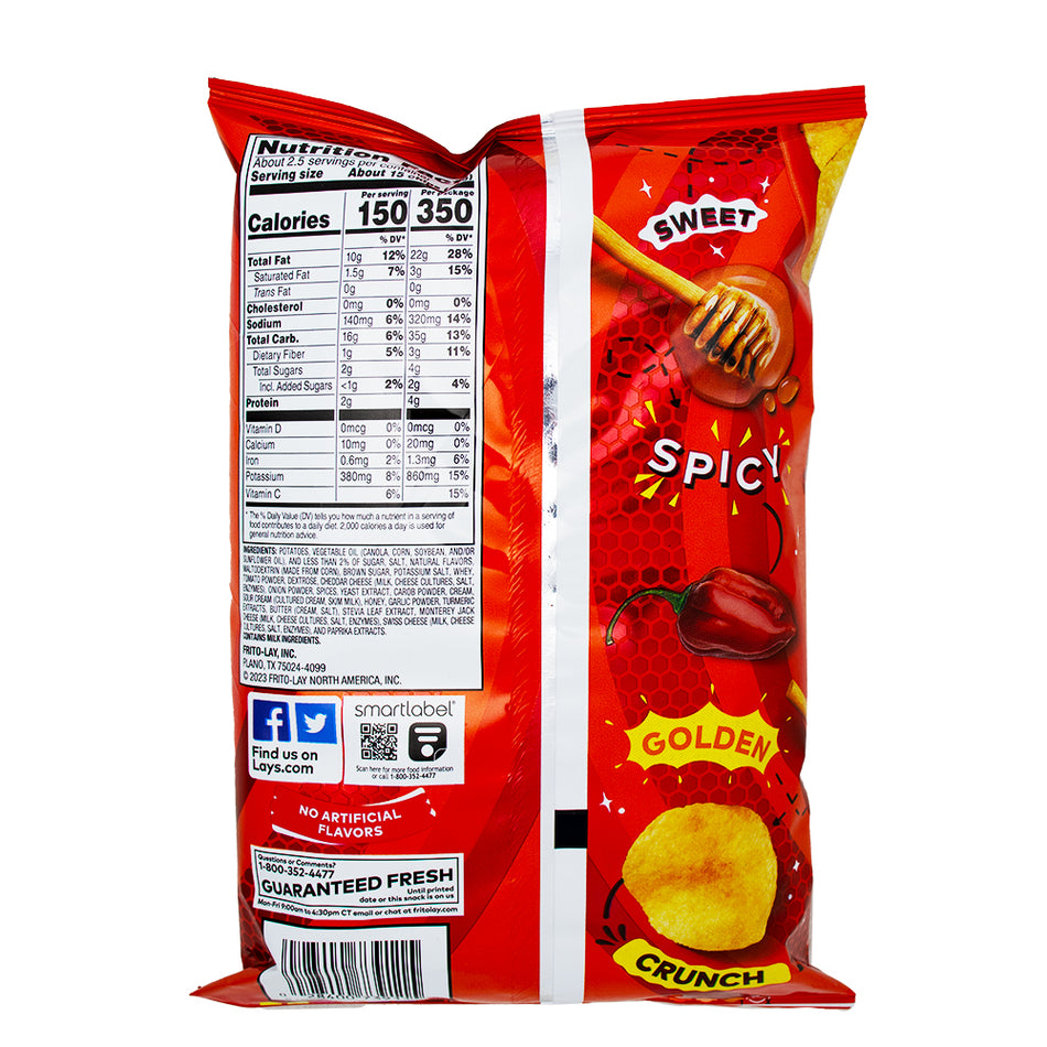 Lay's Sweet & Spicy Honey Potato Chips - 64g  Nutrition Facts Ingredients