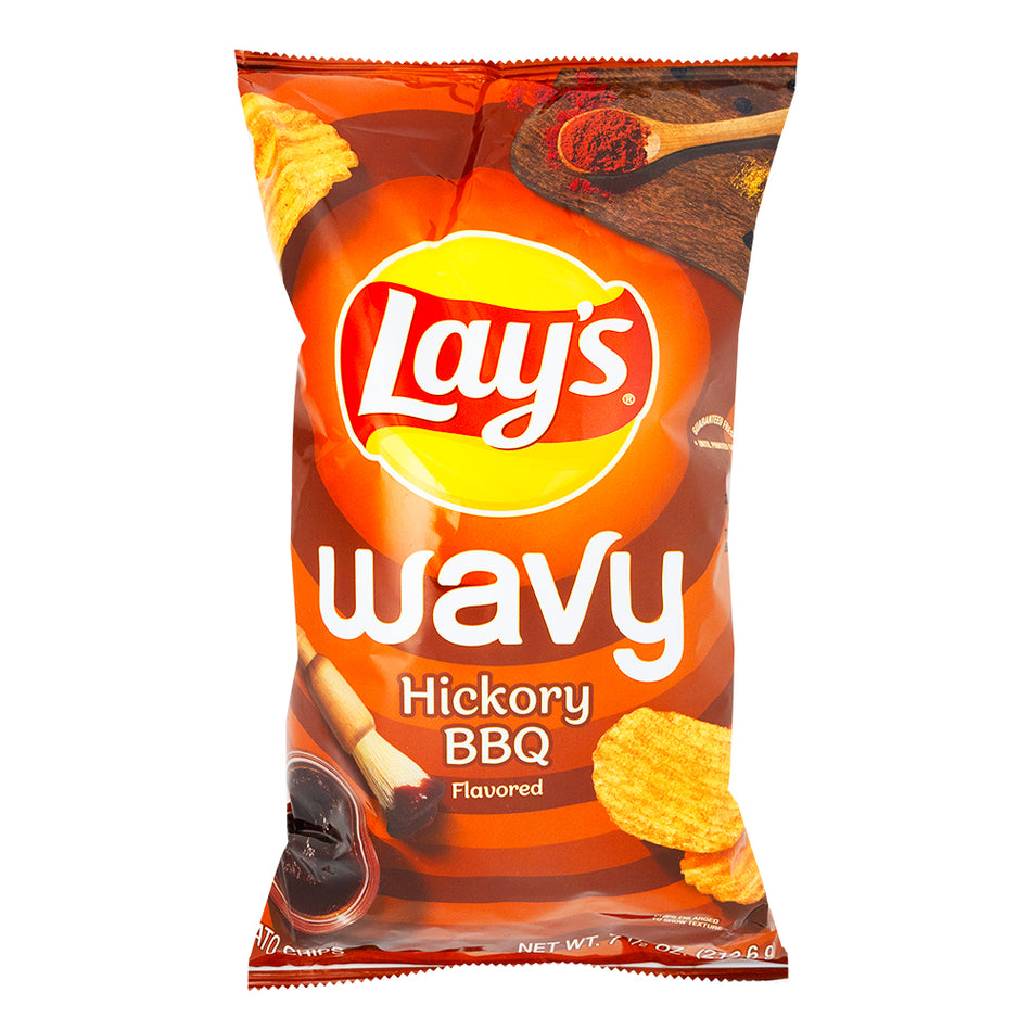 Lay's Wavy Hickory BBQ - 212.6g