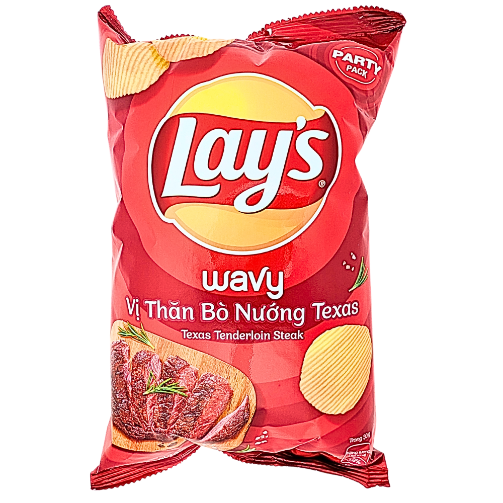 Lay's Wavy Texas Tenderloin Steak (Vietnam) - 90g
