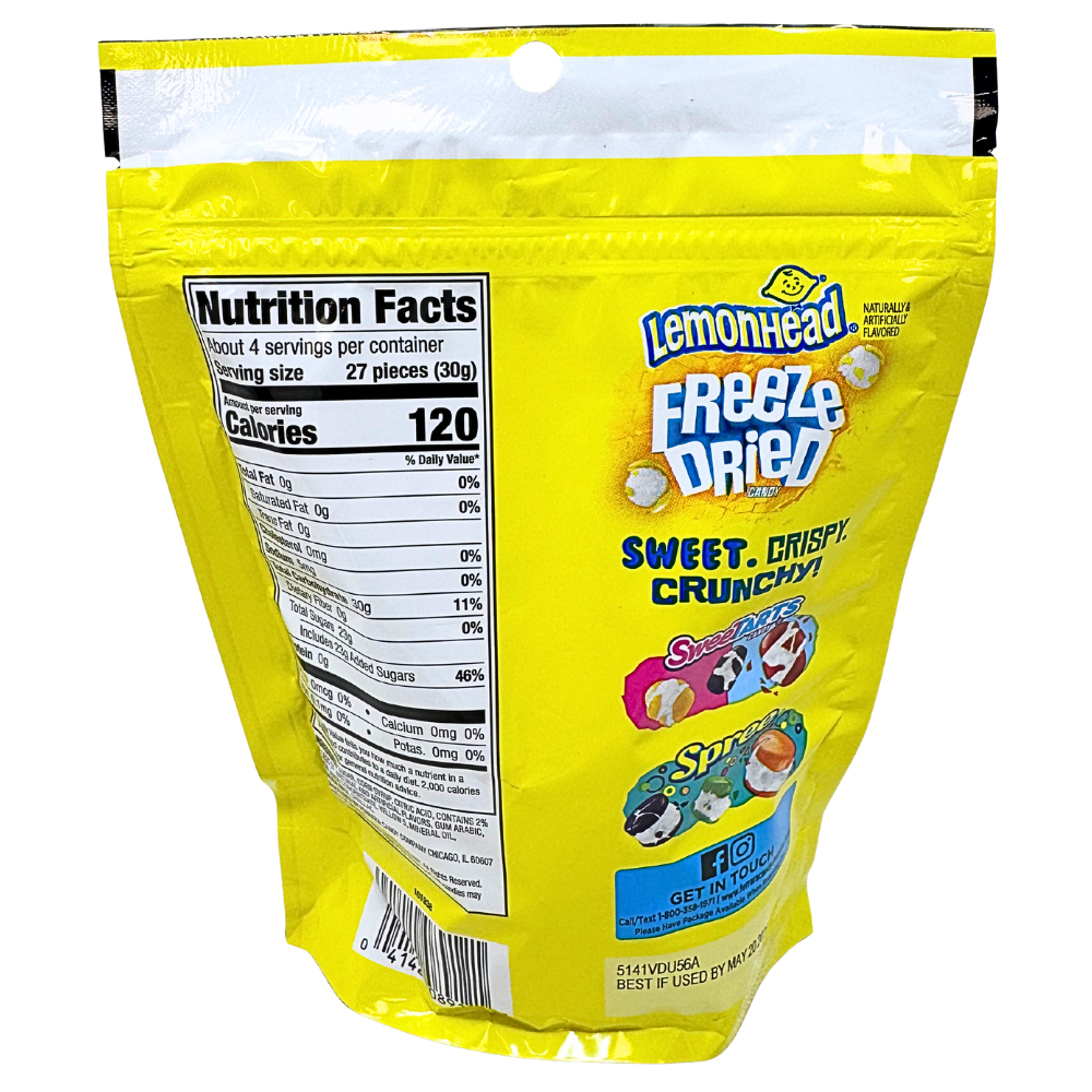 Lemonhead Freeze Dried Candy - 4oz