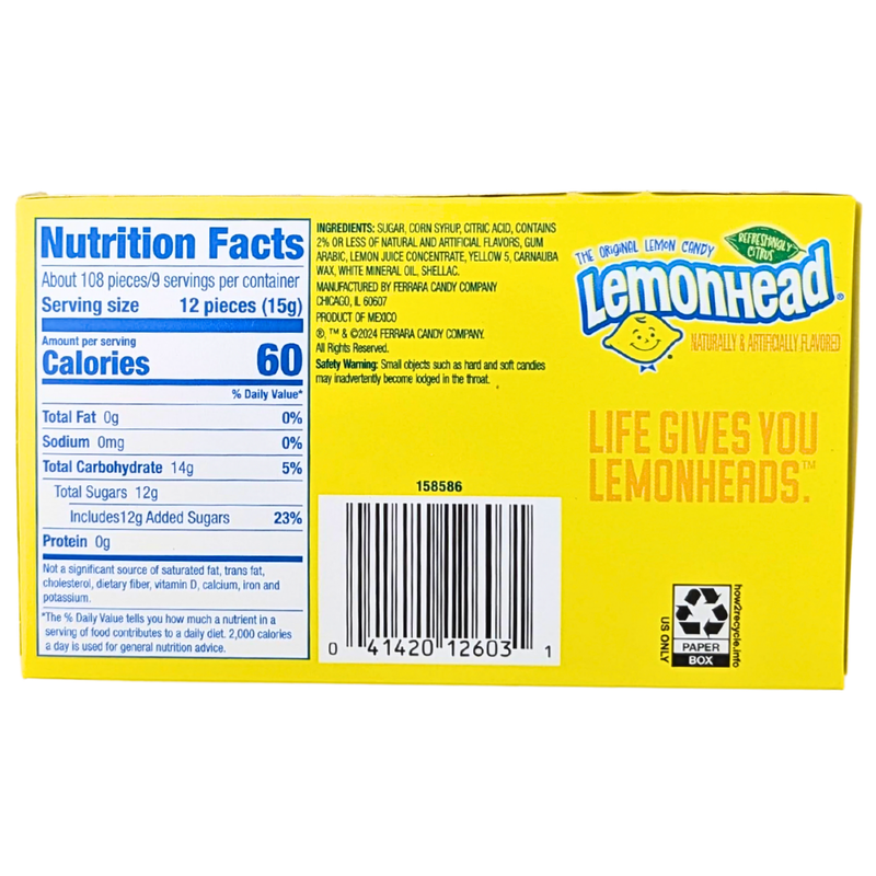 Lemonhead - Original Theatre Pack - 5oz