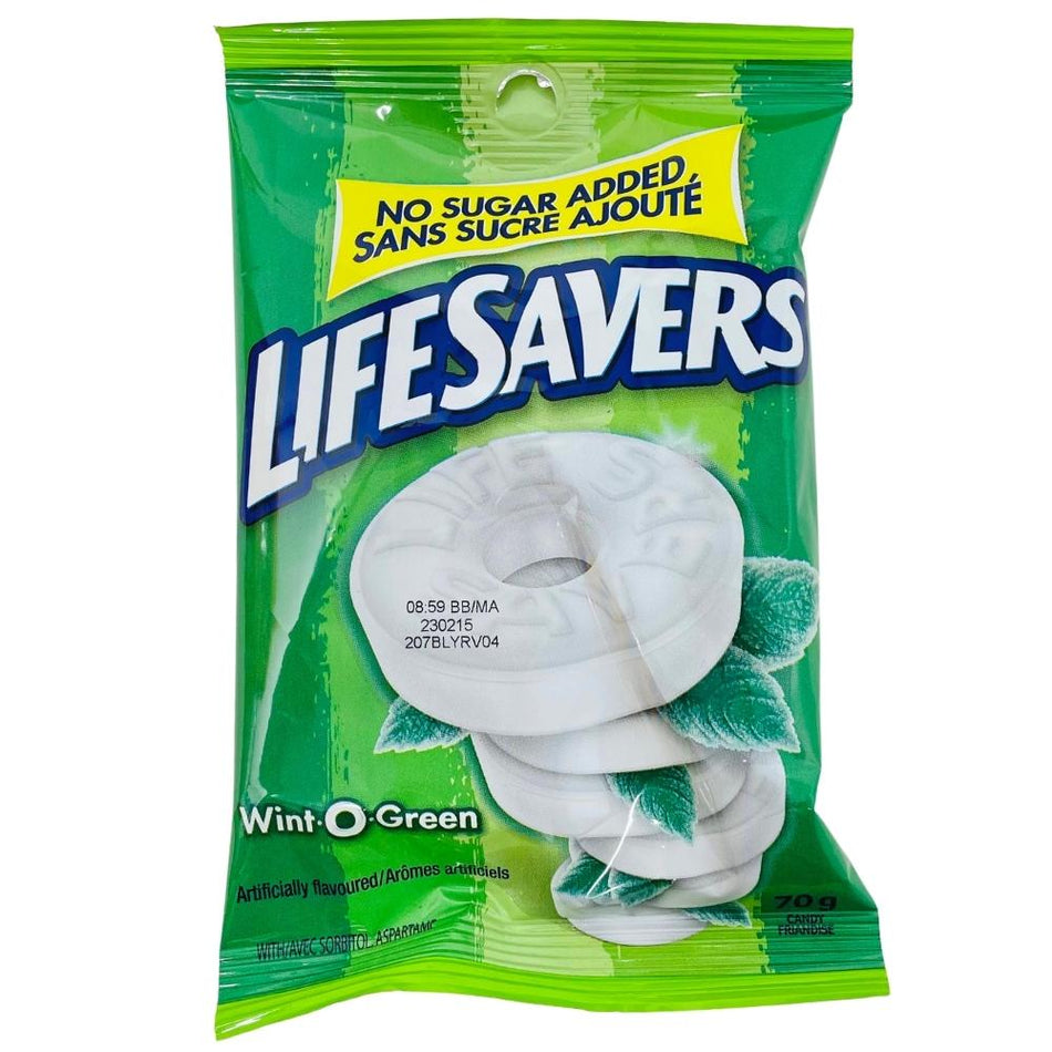 Lifesavers Wint-O-Green No Sugar Added Hard Candies - 2.75oz, Lifesavers, lifesavers mints, lifesavers candy, lifesavers mints wint o green, lifesavers mint, sugar free, sugar free candy, zero sugar, zero sugar candy