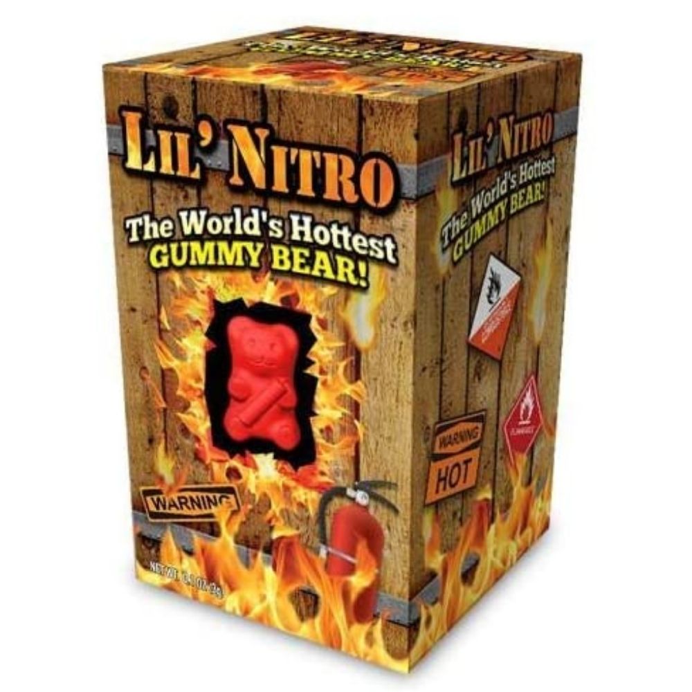 Lil' Nitro-World's Hottest Gummy Bear-world's hottest gummy bear-spicy candy-gummy bears