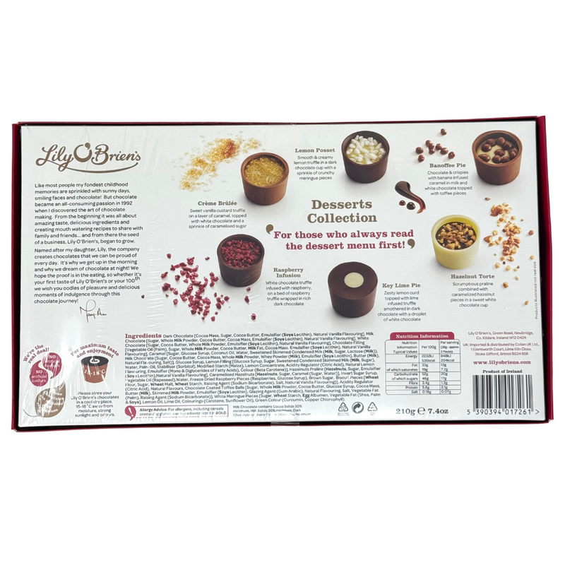 Lily O'Breins Deserts Collection (UK) - 210g