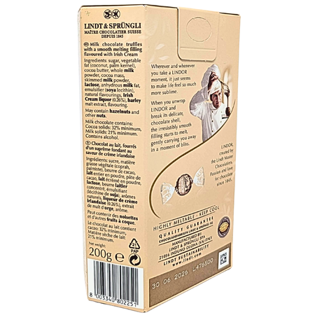 Lindt Lindor Irish Cream Gift Box (Italy) - 200g