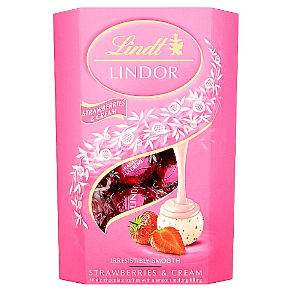 Lindt Lindor Strawberries and Cream Gift box - 200g