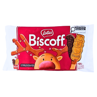 Lotus Biscoff Christmas Cookies in Belgian Chocolate - 124g