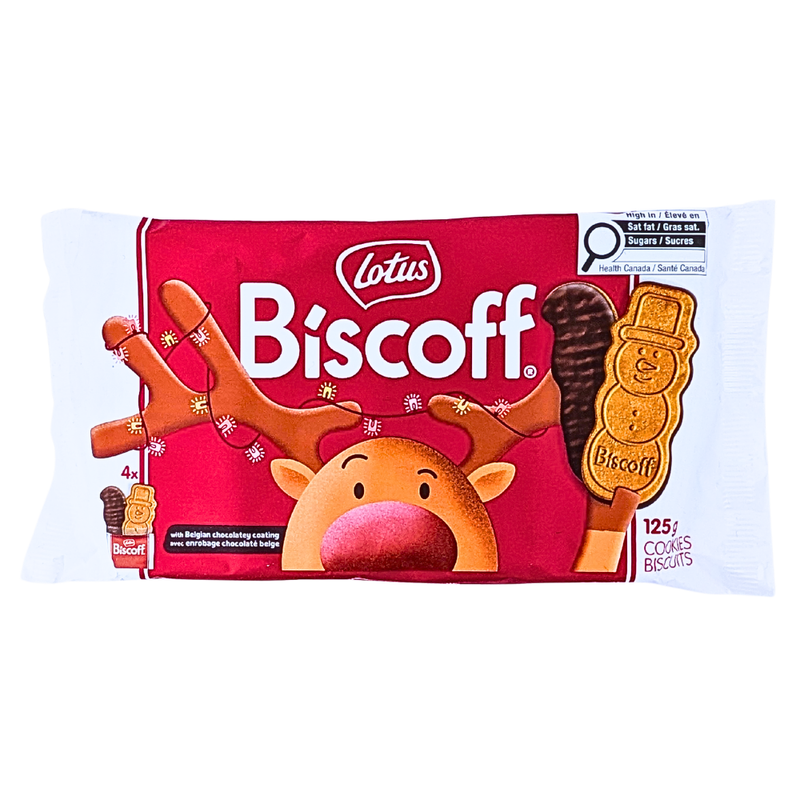 Lotus Biscoff Christmas Cookies in Belgian Chocolate - 124g