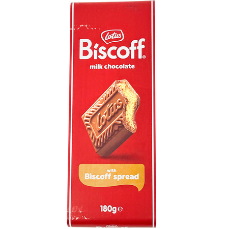 Lotus Biscoff Milk Chocolate with Biscoff Cream (UK) - 180g
