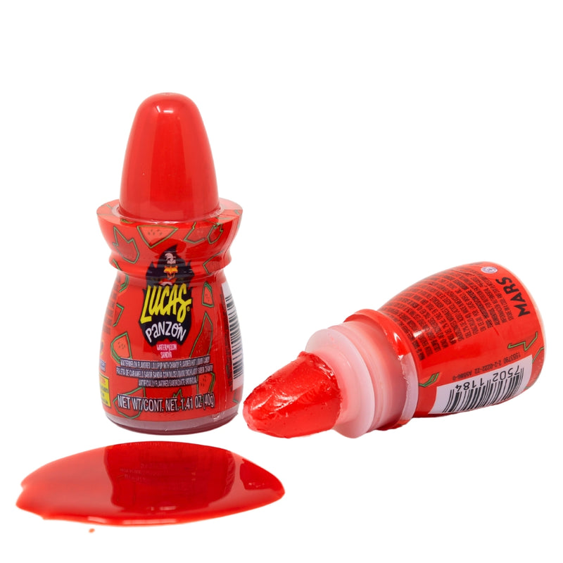 Lucas Panzon Sandia 10ct -Mexican Candy - Watermelon Candy - Sour Candy 