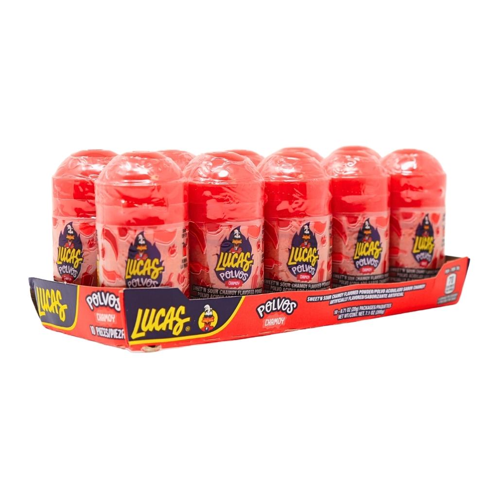 Lucas Polvos Chamoy Powder Candy - 10ct-Lucas Candy Powder-Chamoy-Sour Candy 