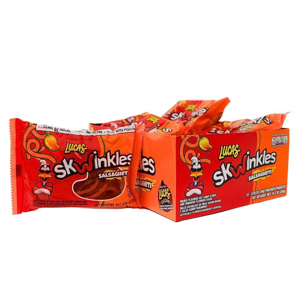 Lucas Skwinkles Salsagheti Mango with Gusano - 24g – Candy Funhouse US