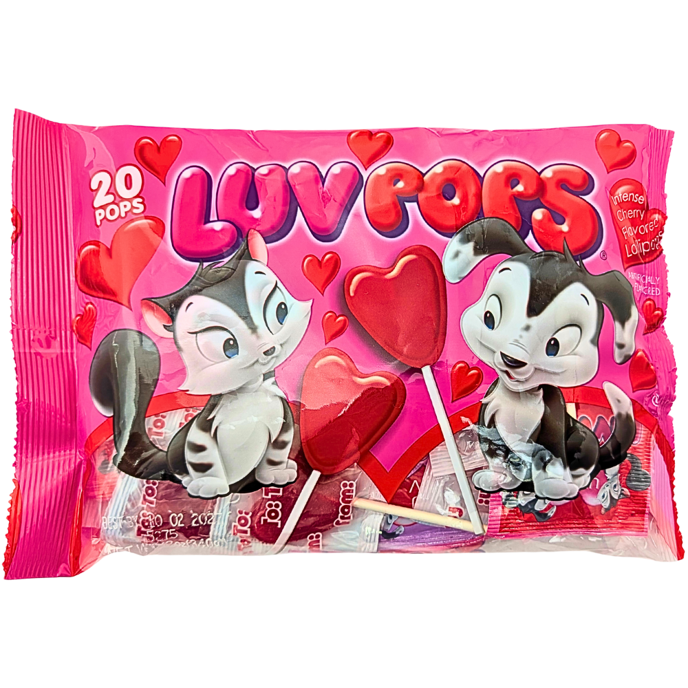 Luv Pops Valentine - 12oz | Candy Funhouse US