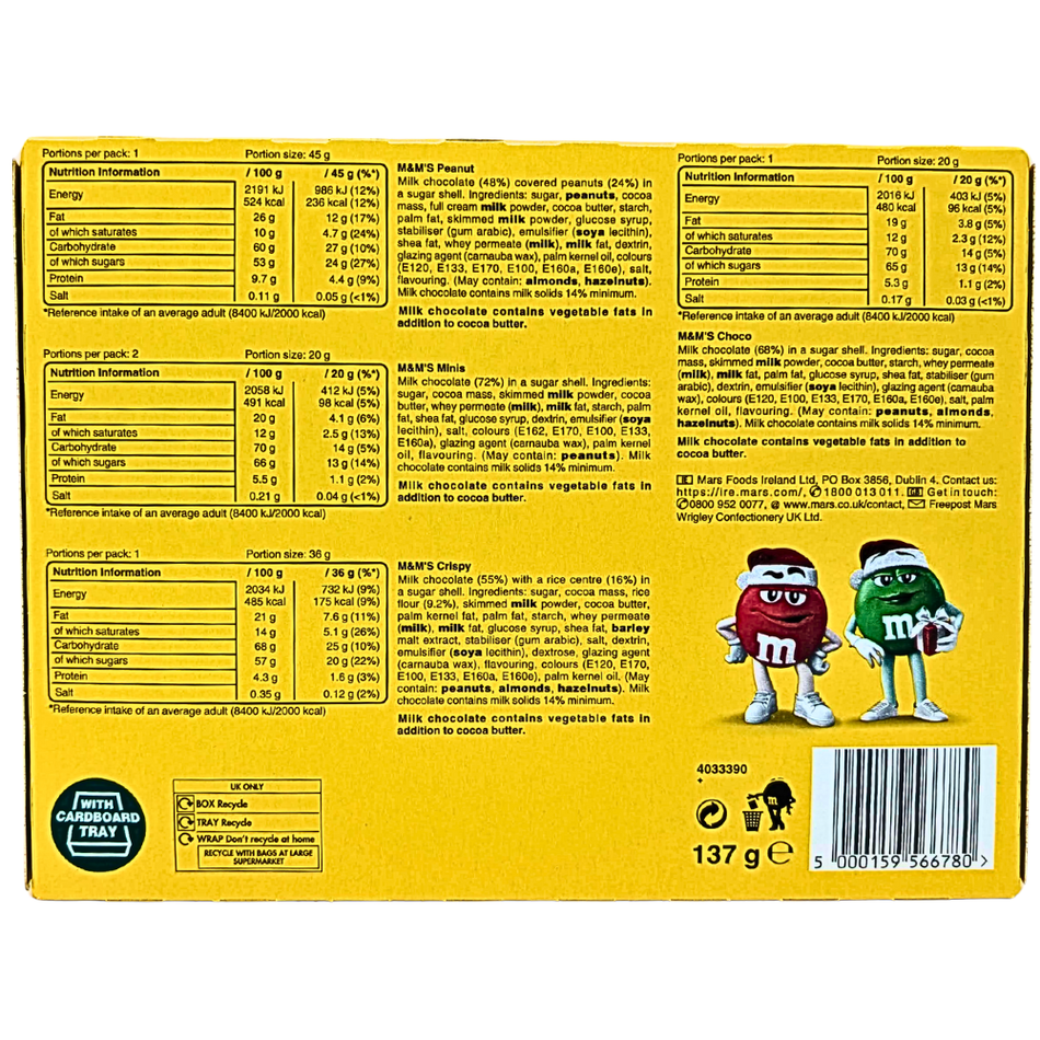 M&M's & Friends Selection Box (UK) - 139g