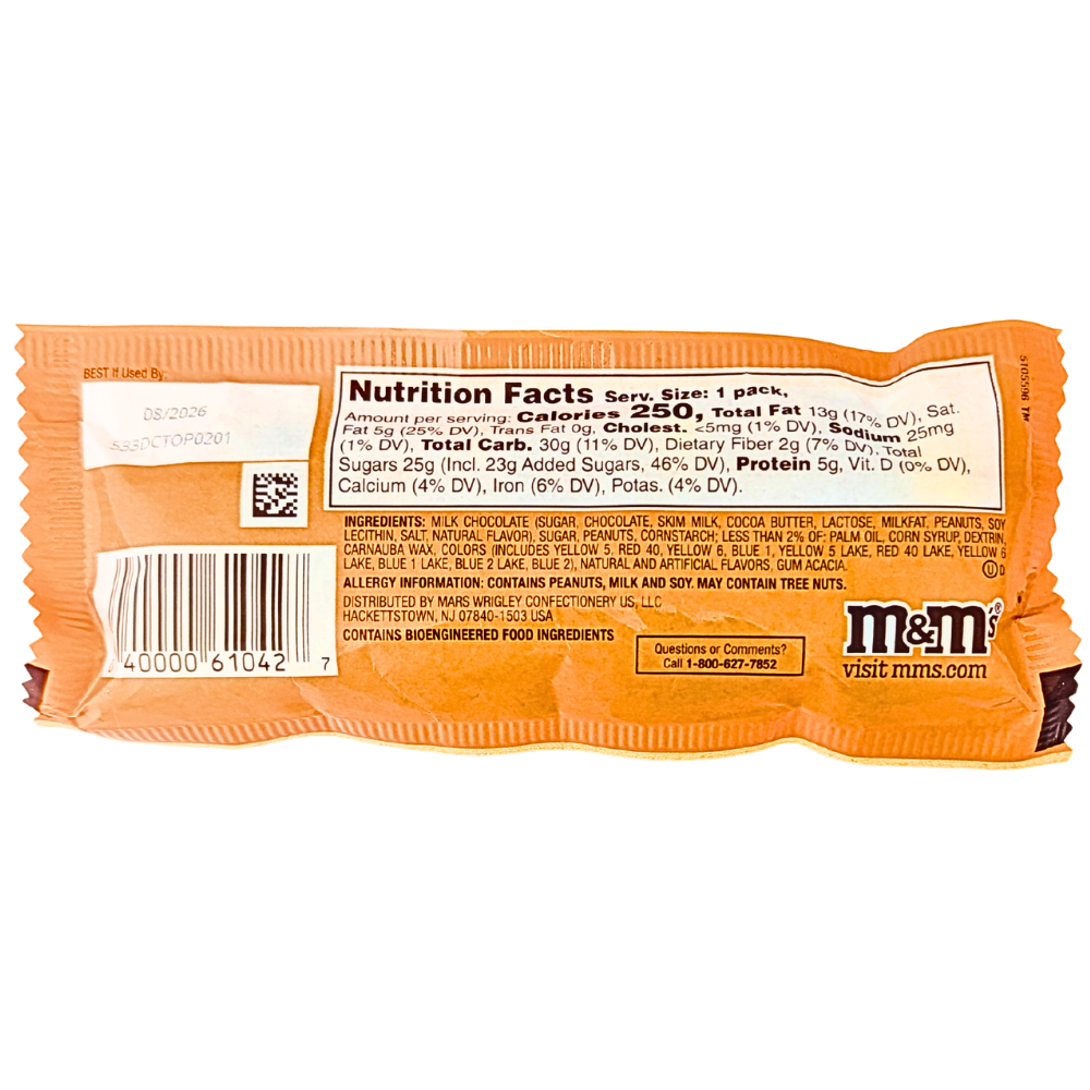 M&M's Honey Roasted Peanut - 1.74oz