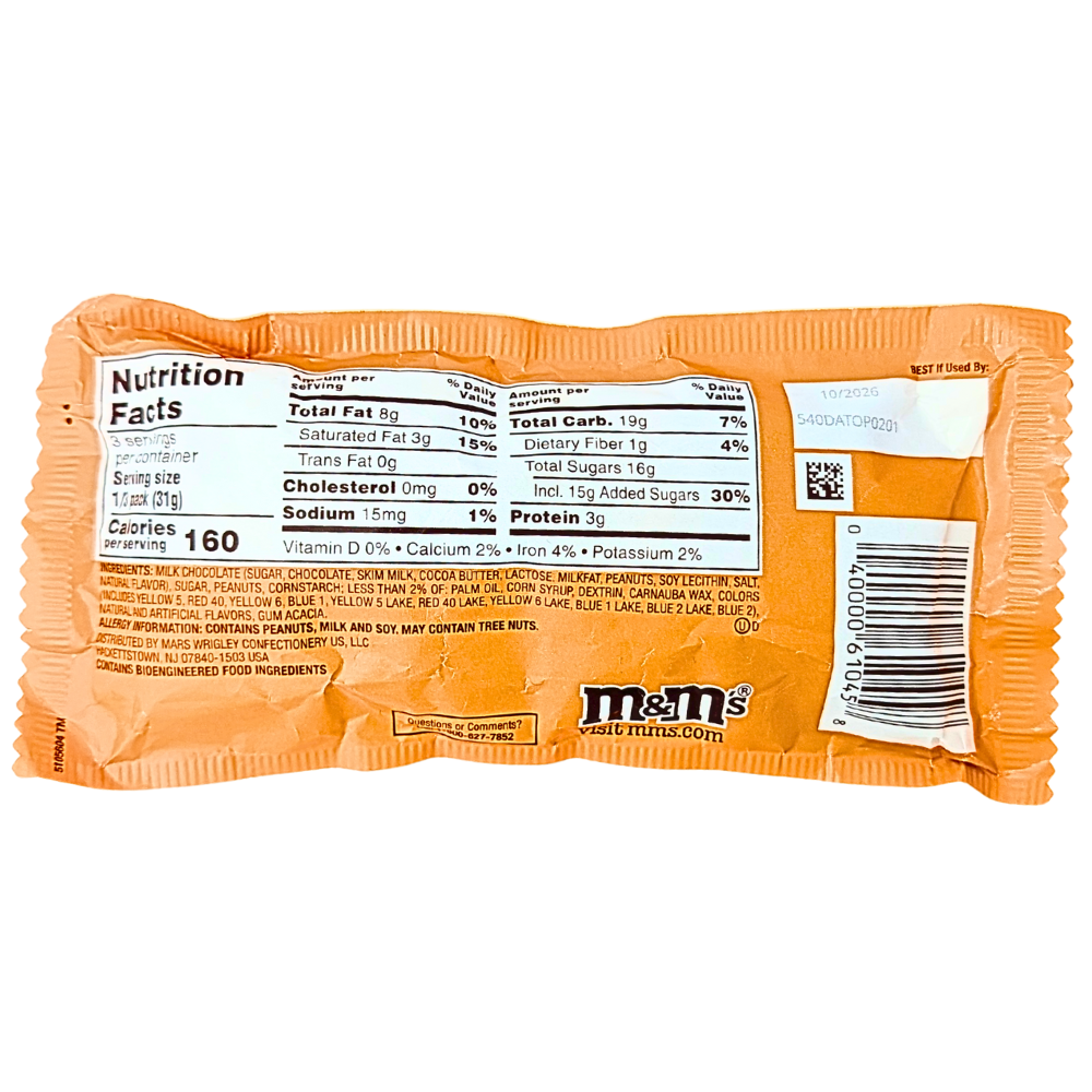 M&M's Honey Roasted Peanut - 3.27oz