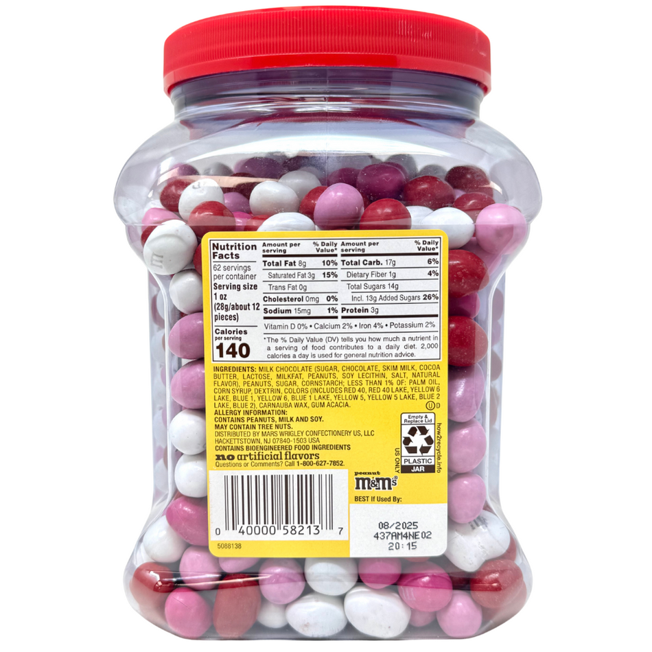 M&M's Peanut Pantry Valentine - 62oz