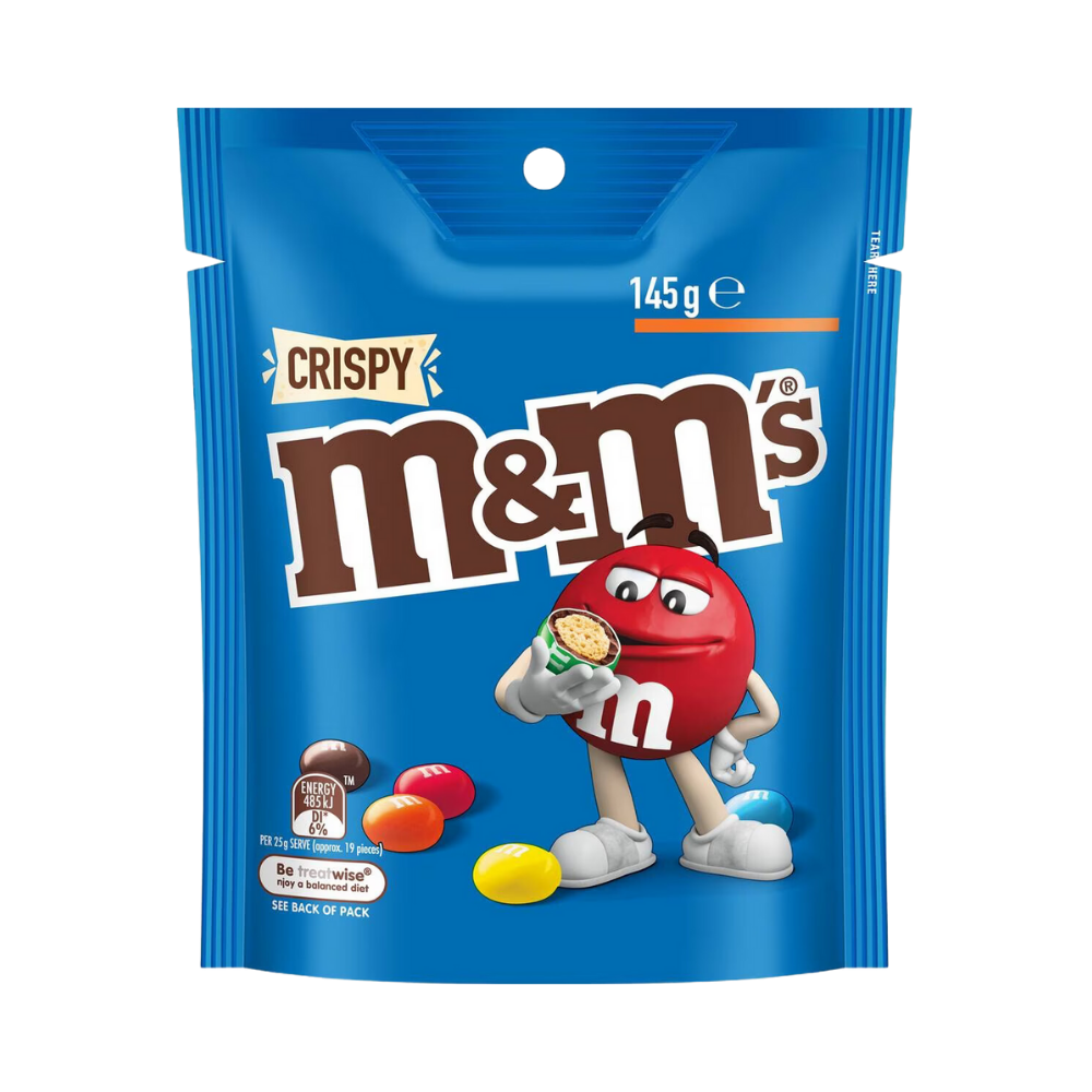 M&M's Crispy Milk Chocolate (Australia) - 145g